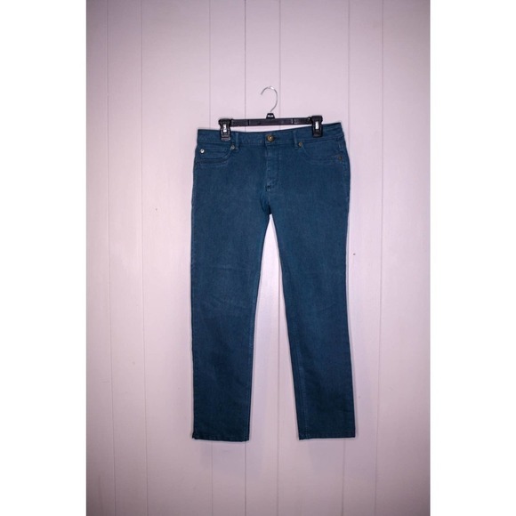 DL1961 Angel Mid Rise Skinny Ankle Jeans Jade Size 32 - Picture 1 of 4